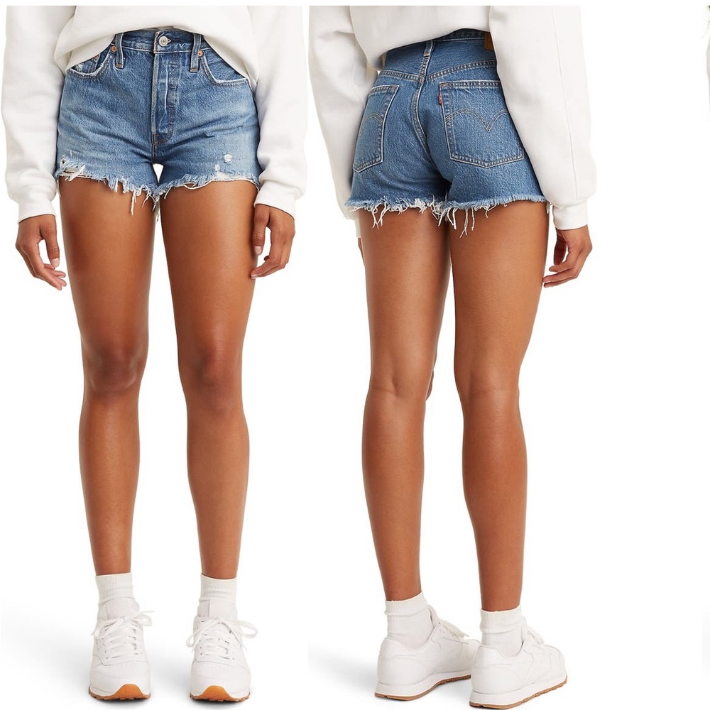 Levis 501 cutoff shorts